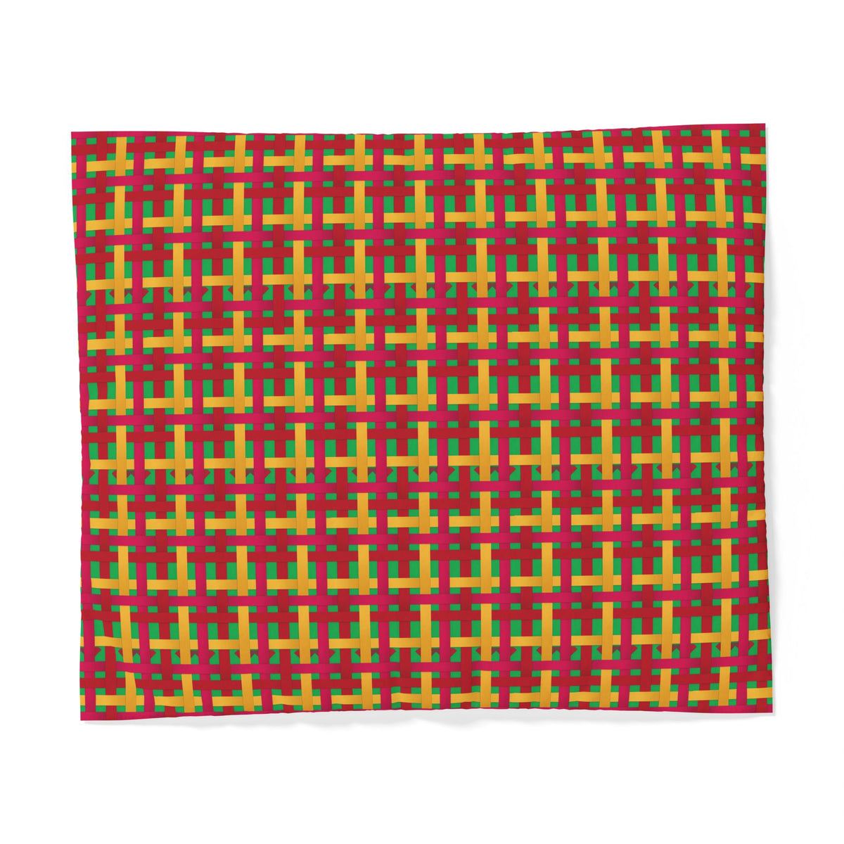 Big Jewel Ribbon Weave Cotton Duvet Cover – Ribbon Weave Pattern