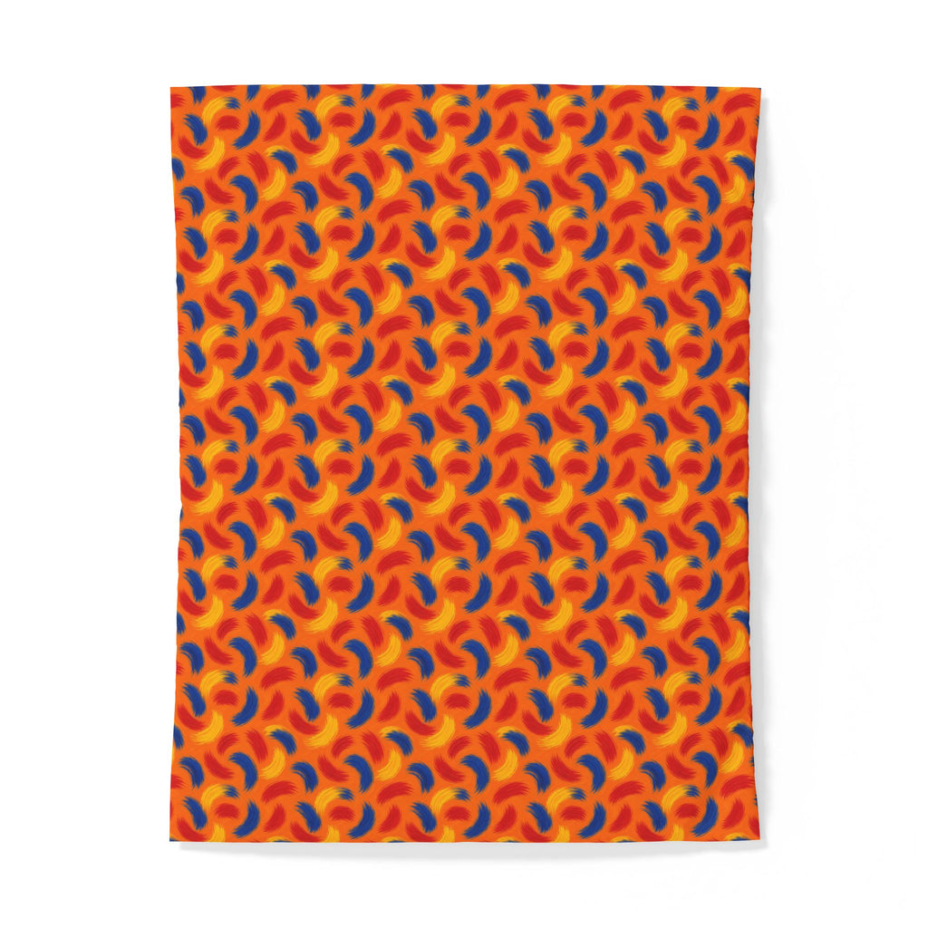 Sweeping Arcs Cotton Duvet Cover – Expressionist Brushstroke Abstract Pattern