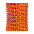 Sweeping Arcs Cotton Duvet Cover – Expressionist Brushstroke Abstract Pattern