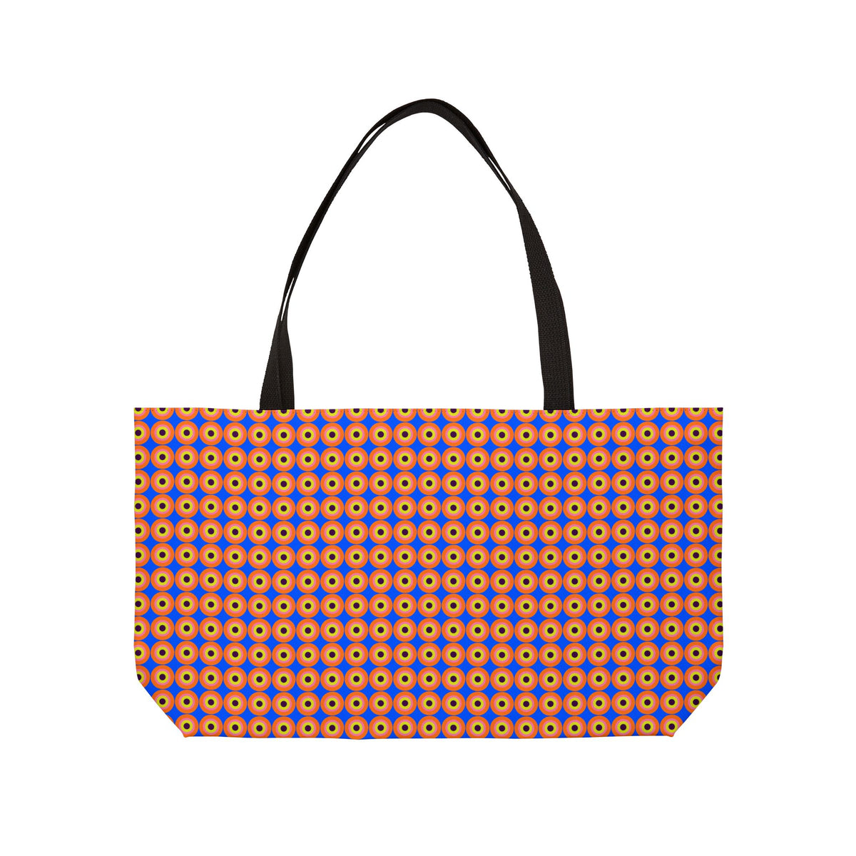 Pop Target Dots Weekender Tote Bag – Op-Art Pattern