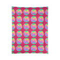 Broken Circle Planes Comforter – Candy Pop on Raspberry