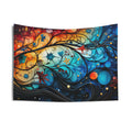 Cosmic Swirl Garden Wall Tapestry – Cosmic Swirl Art