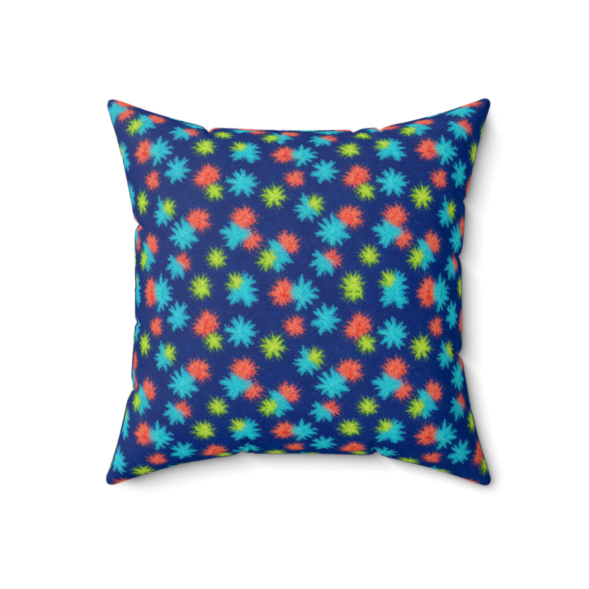 Ice Dye Bleed Faux Suede Cushion – Ice Dye Pattern