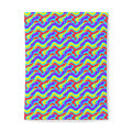 Liquid Band Ripple Cotton Duvet Cover – Op-Art Fluid Bands Pattern