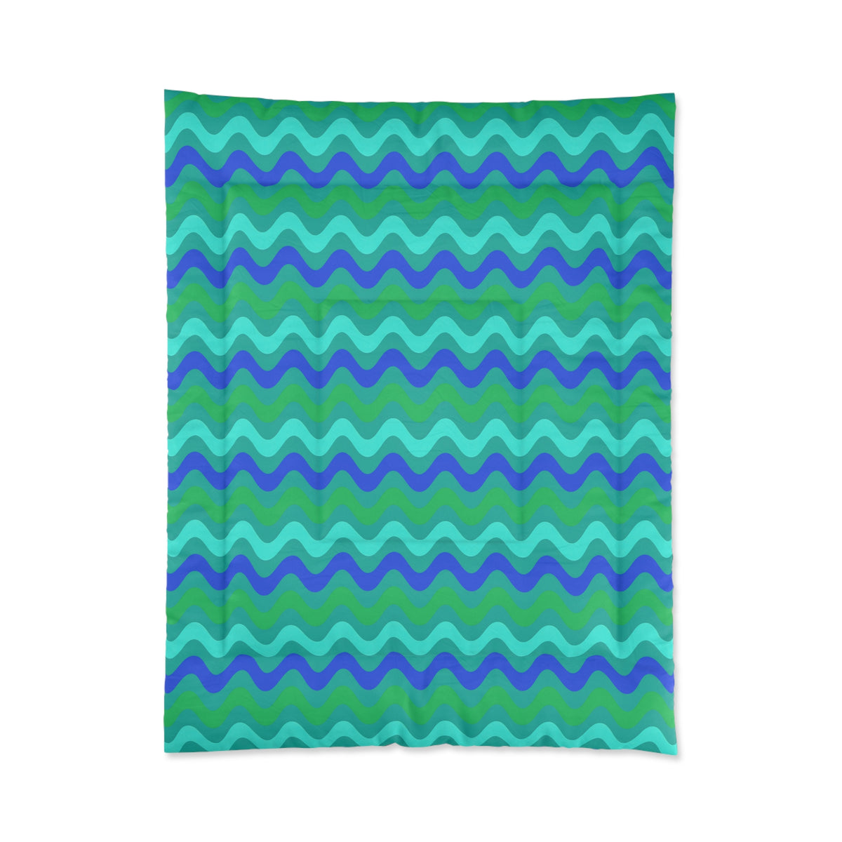 Big Ripple Chevrons Comforter – Ocean Jewel