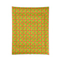 Bold Bulge Checker Comforter – Hot Citrus