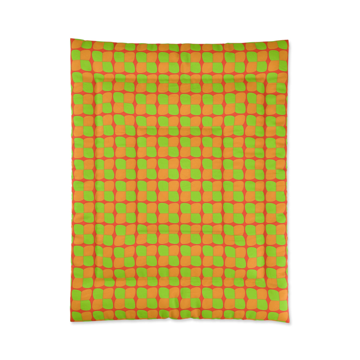 Bold Bulge Checker Comforter – Hot Citrus