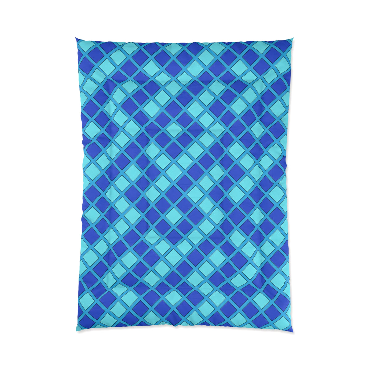 Harlequin Gold Grid Comforter – Ice Jewel