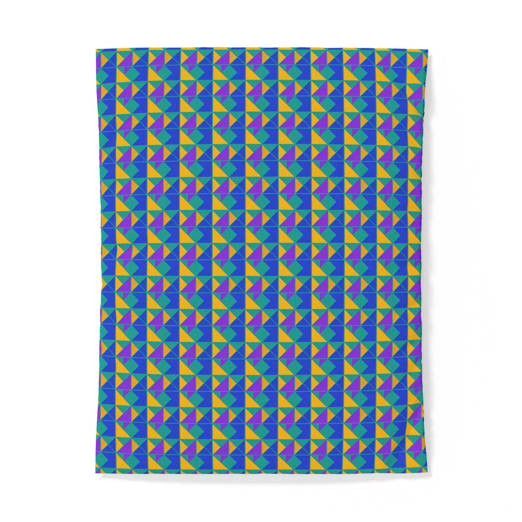 Jewel Block Quilt Cotton Duvet Cover – Peacock Jewel