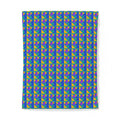 Jewel Block Quilt Cotton Duvet Cover – Peacock Jewel