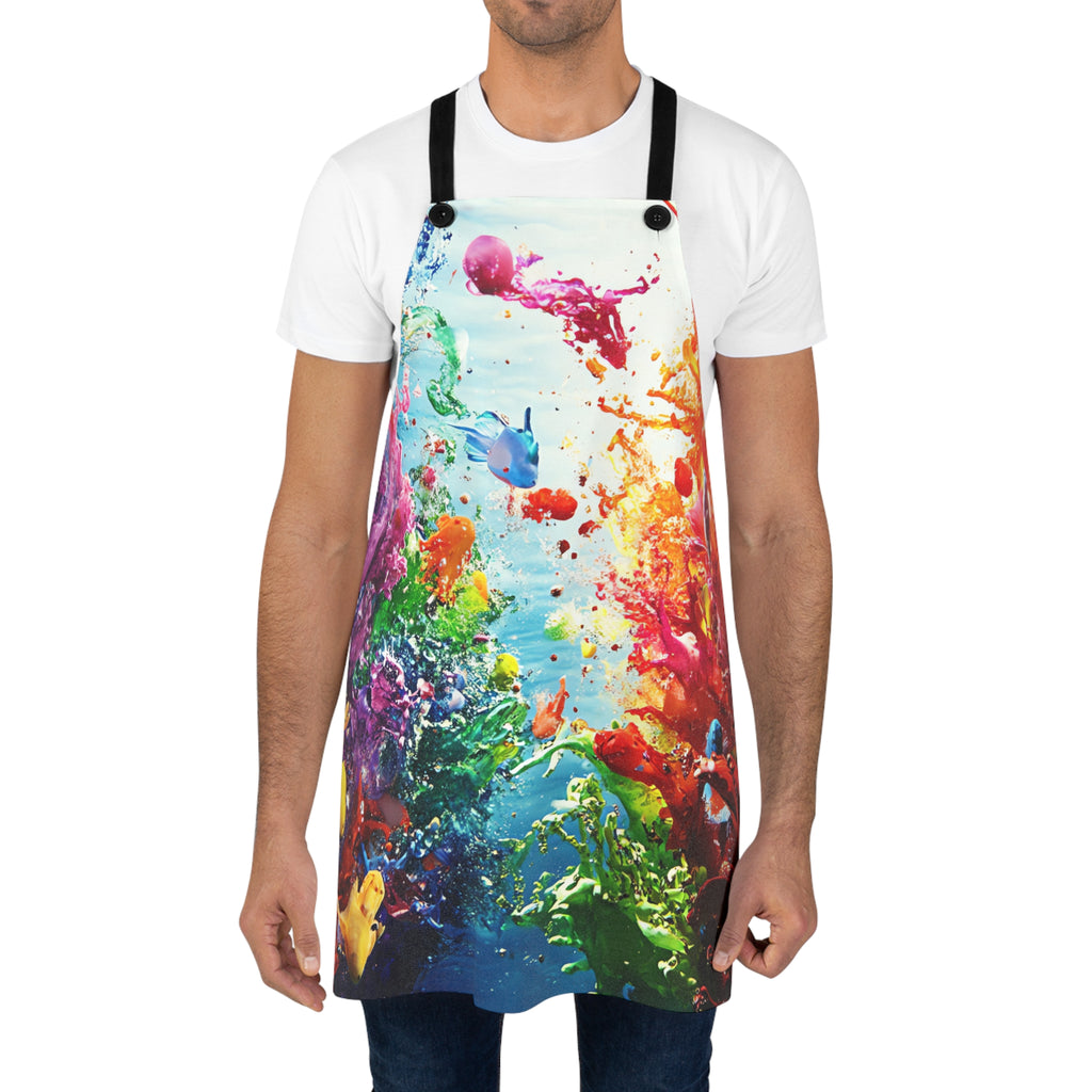 Coral Reef Splash Apron – Underwater Splash Art