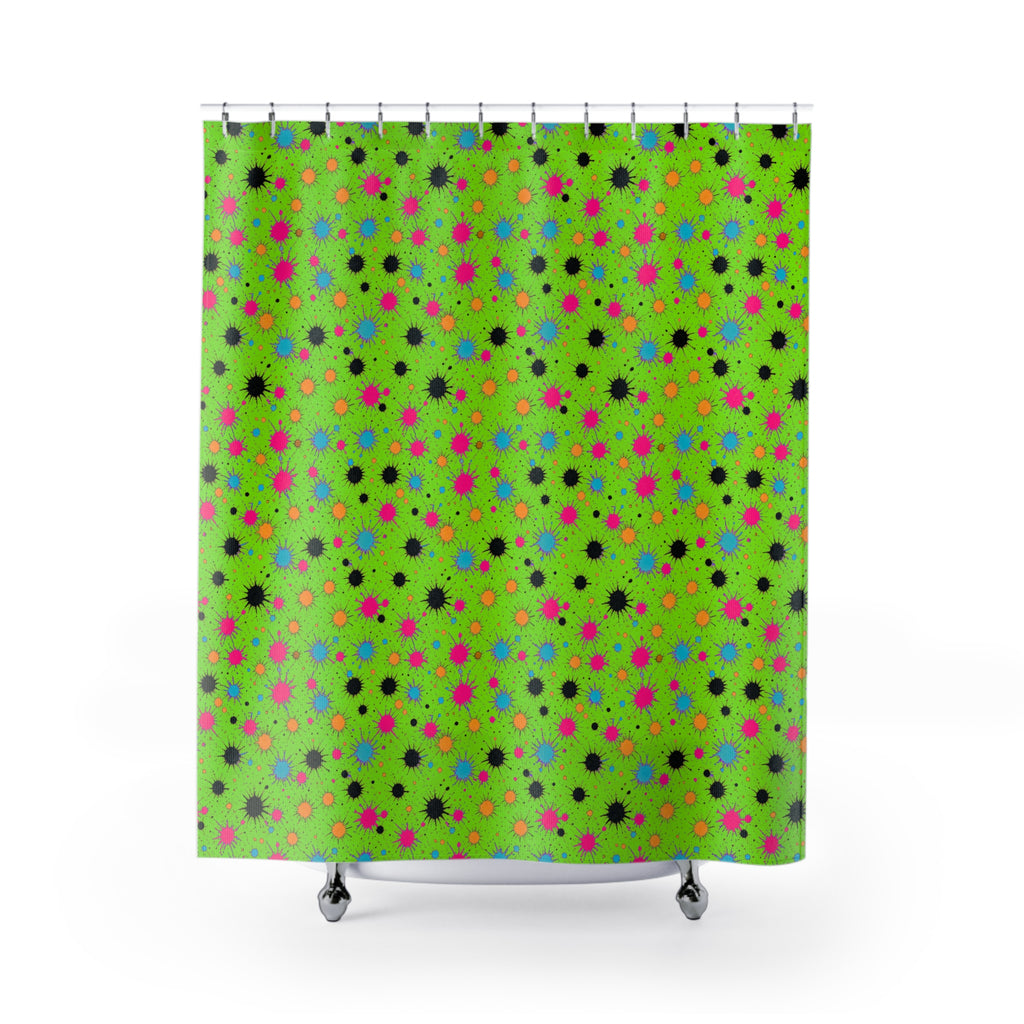 Splat Storm Shower Curtain – Tropical Punch