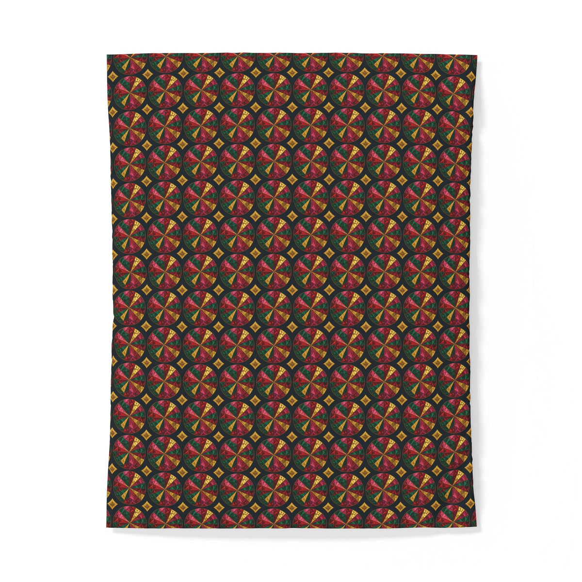 Kaleido Jewel Wheels Cotton Duvet Cover – Kaleidoscopic Pattern