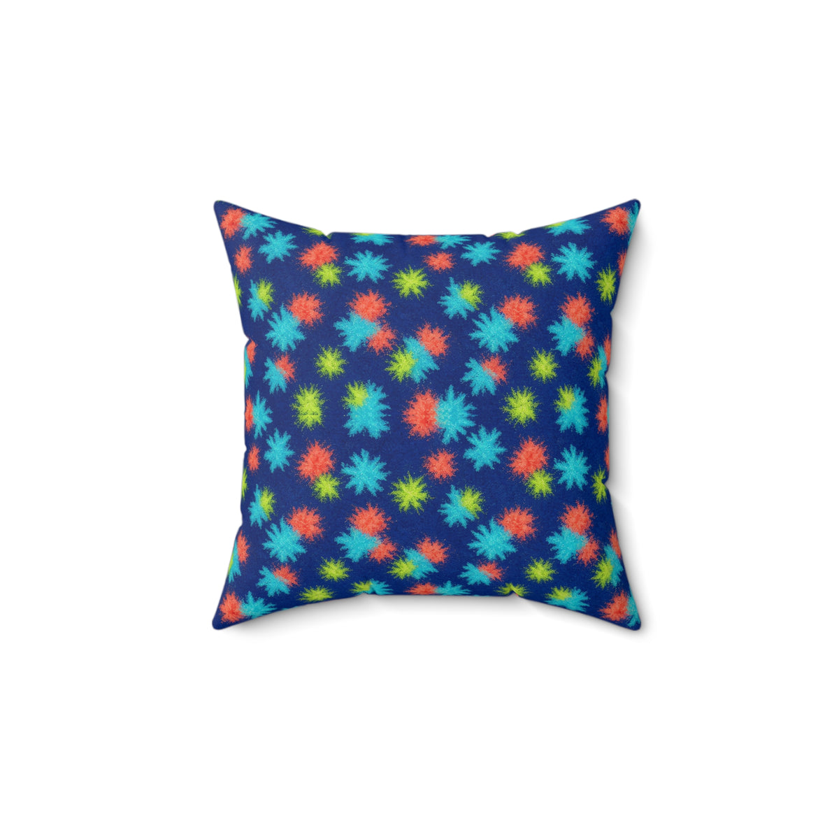 Ice Dye Bleed Faux Suede Cushion – Ice Dye Pattern