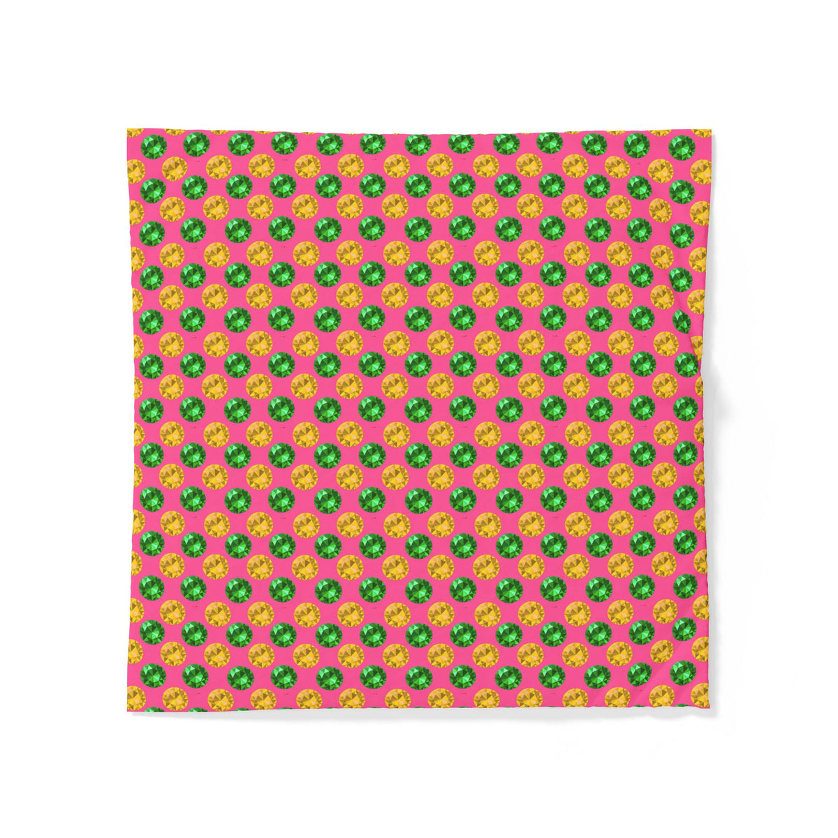 Half-Drop Gem Grid Cotton Duvet Cover – Candy Christmas