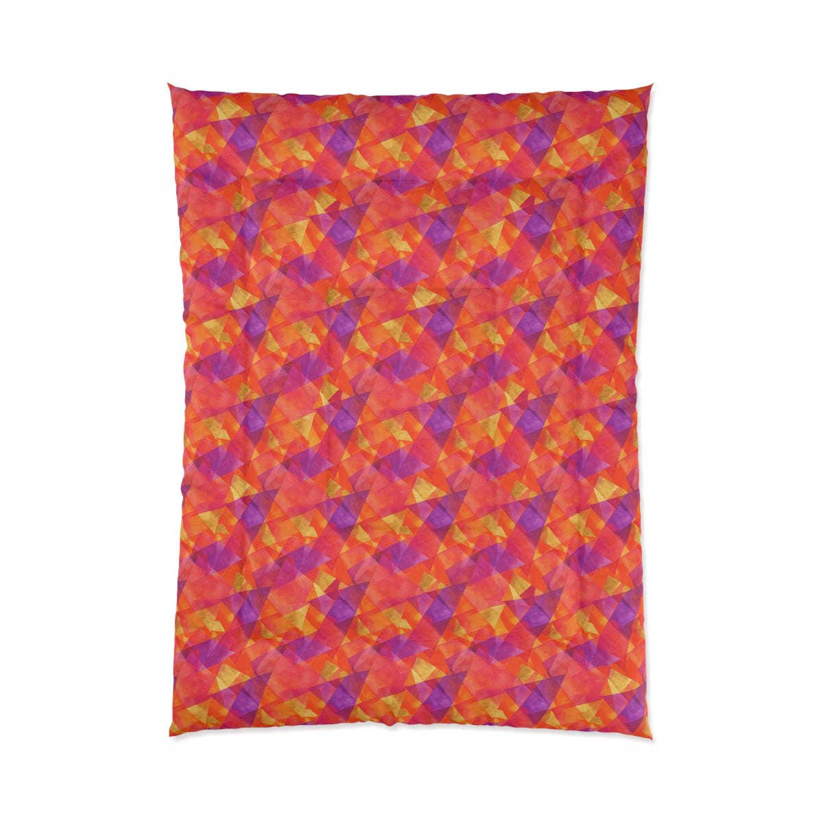 Layered Wash Shards Comforter – Wet-In-Wet Abstract Pattern