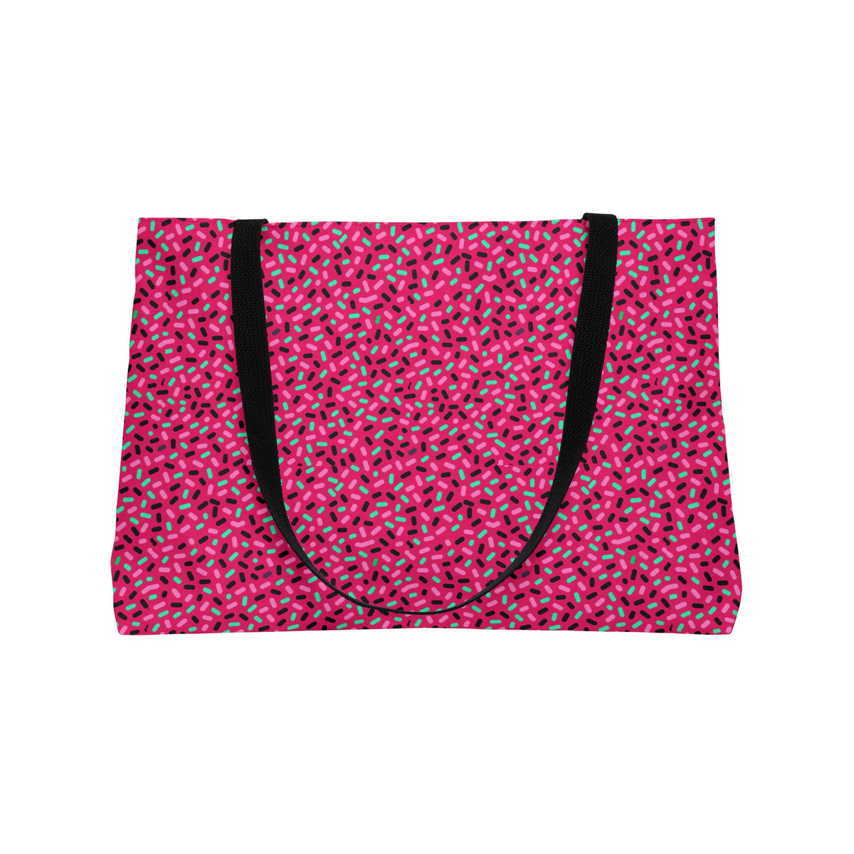 Sprinkle Pop Weekender Tote Bag – Candy Pop on Raspberry