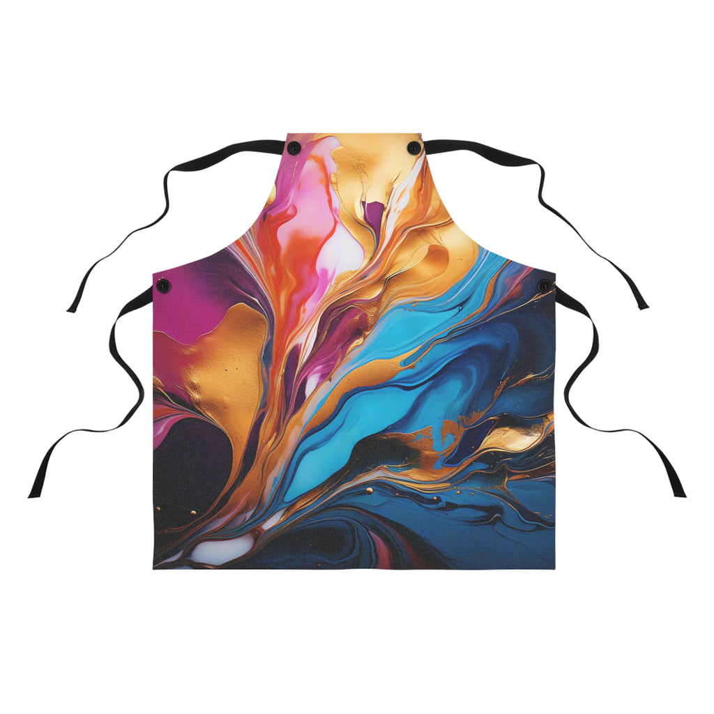 Gilded Fluid Swirl Apron – Fluid Pour Art