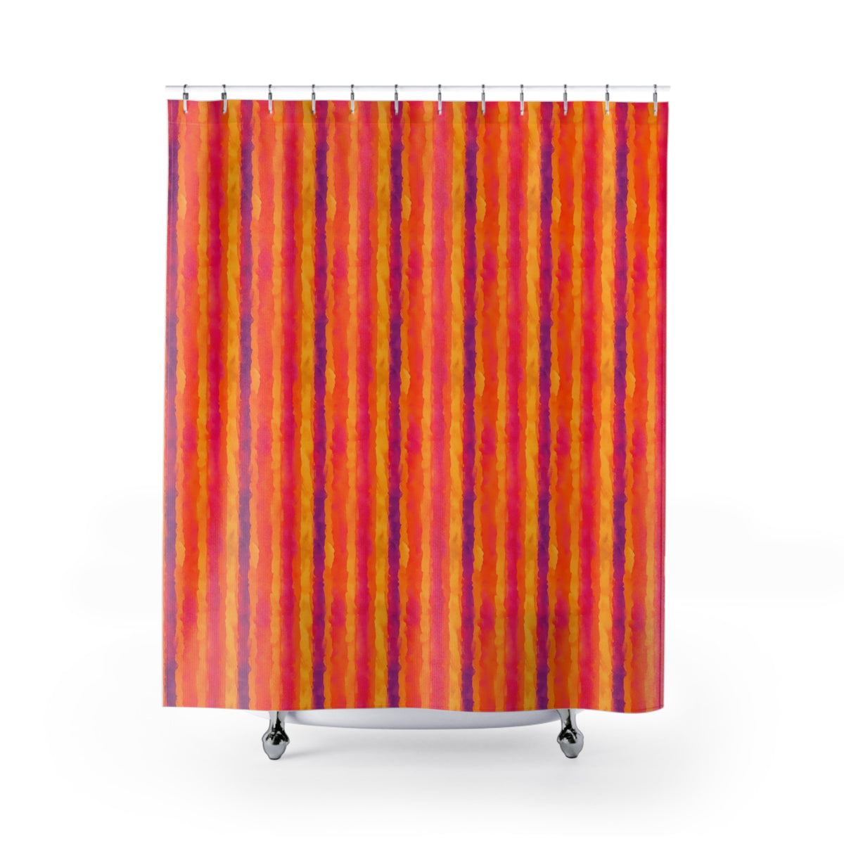 Bleed Stripe Ombre Shower Curtain – Ombre Wash Pattern