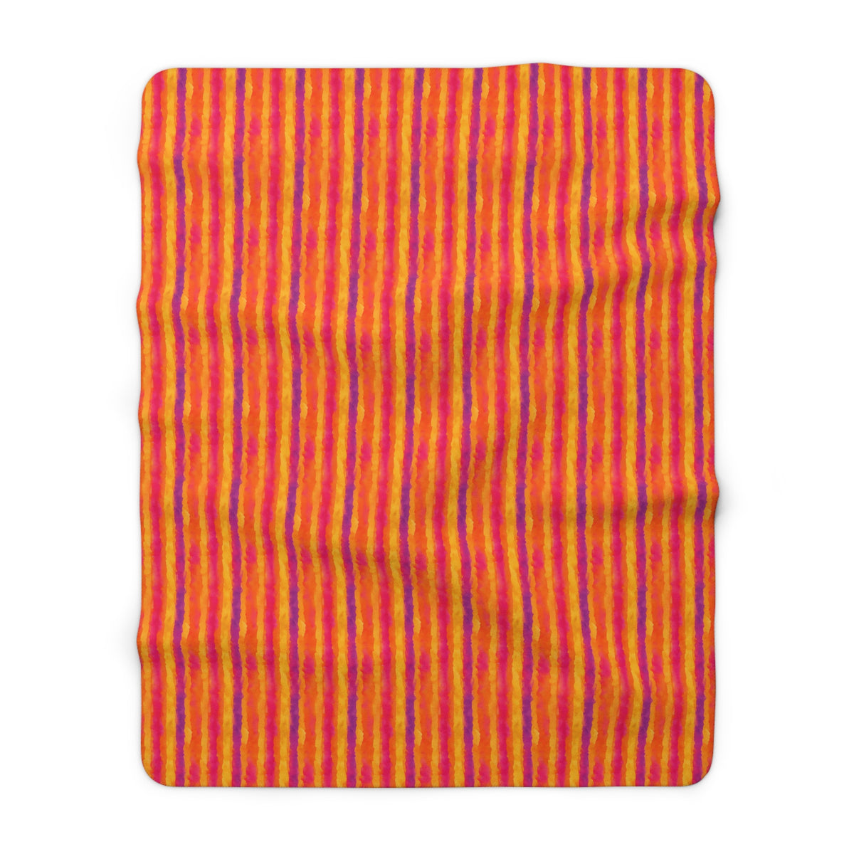 Bleed Stripe Ombre Sherpa Fleece Blanket – Ombre Wash Pattern