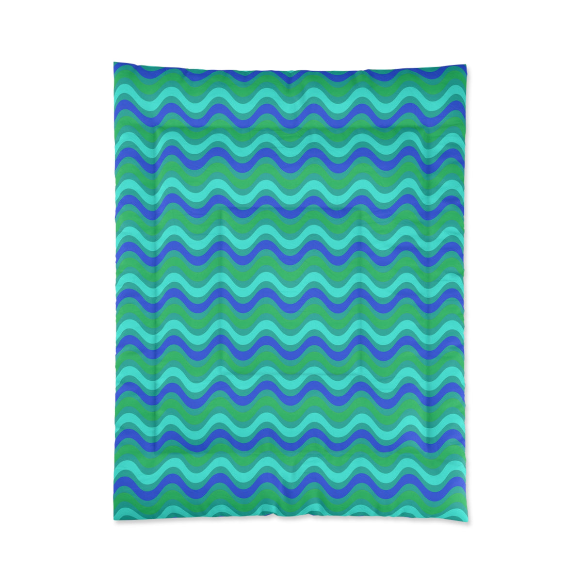 Wide Wave Interference Comforter – Ocean Jewel