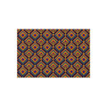 Stepped Diamond Ikat Outdoor Rug – Art Deco Geometric Pattern
