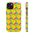 Iridescent Kite Quartet Tough Phone Case – Iridescent Geometric Pattern