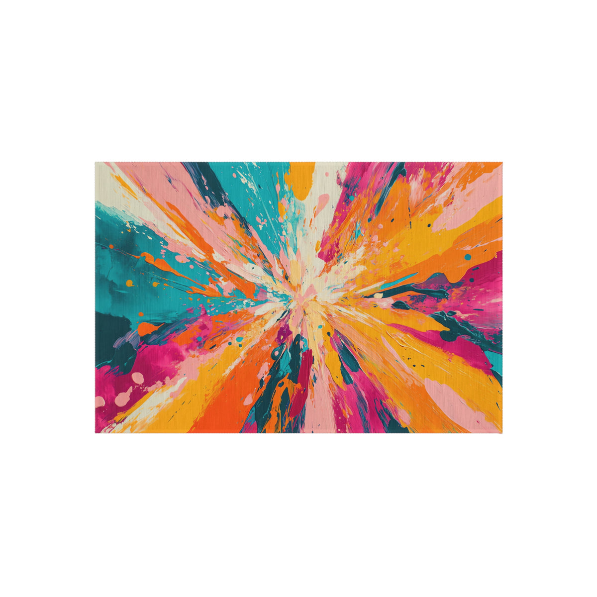 Colour Burst Explosion Outdoor Rug – Colour Burst Art