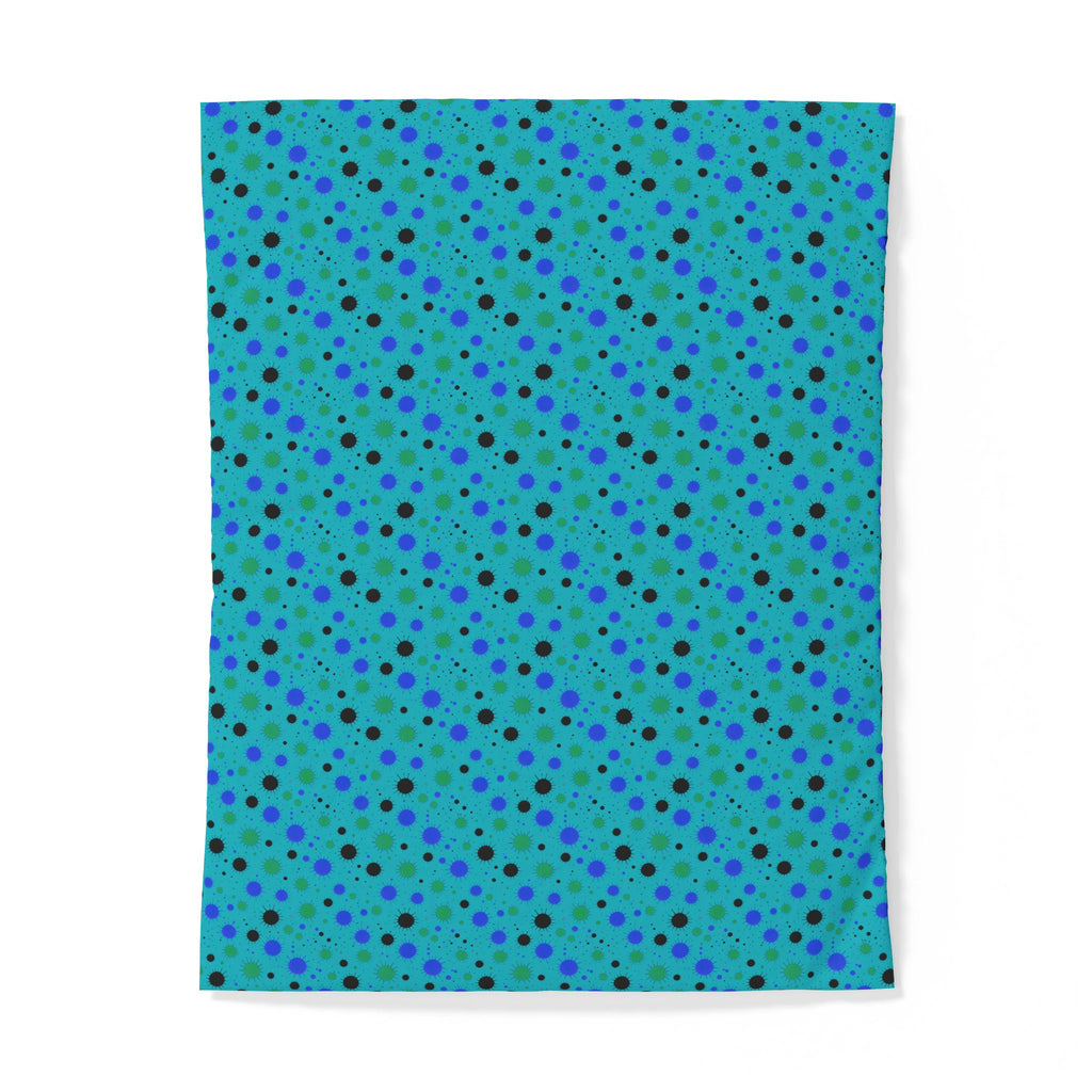 Blot Burst Cotton Duvet Cover – Peacock Jewel