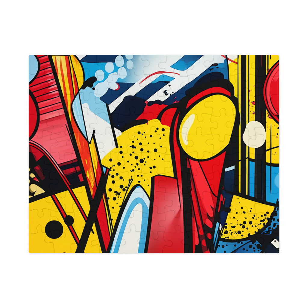 Pop Art Blast Jigsaw Puzzle with Tin – Pop Art Abstract