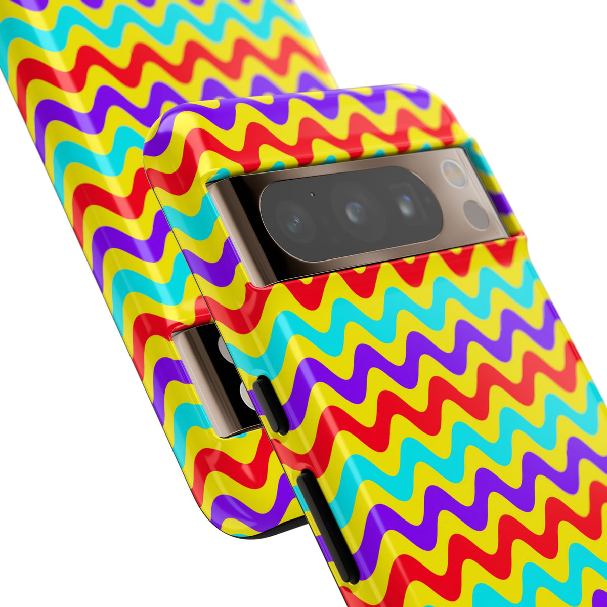 Big Ripple Chevrons Tough Phone Case – Op-Art Chevron Pattern