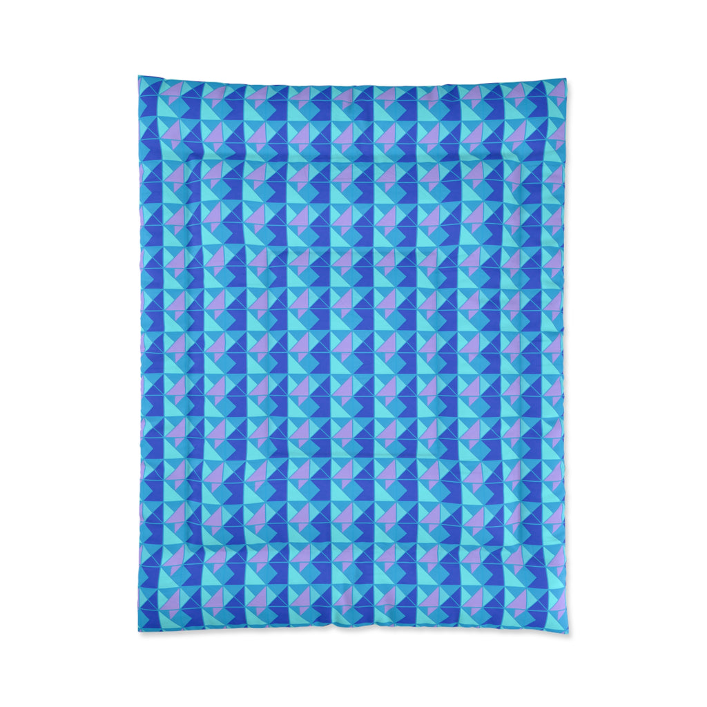 Jewel Block Quilt Comforter – Ice Jewel