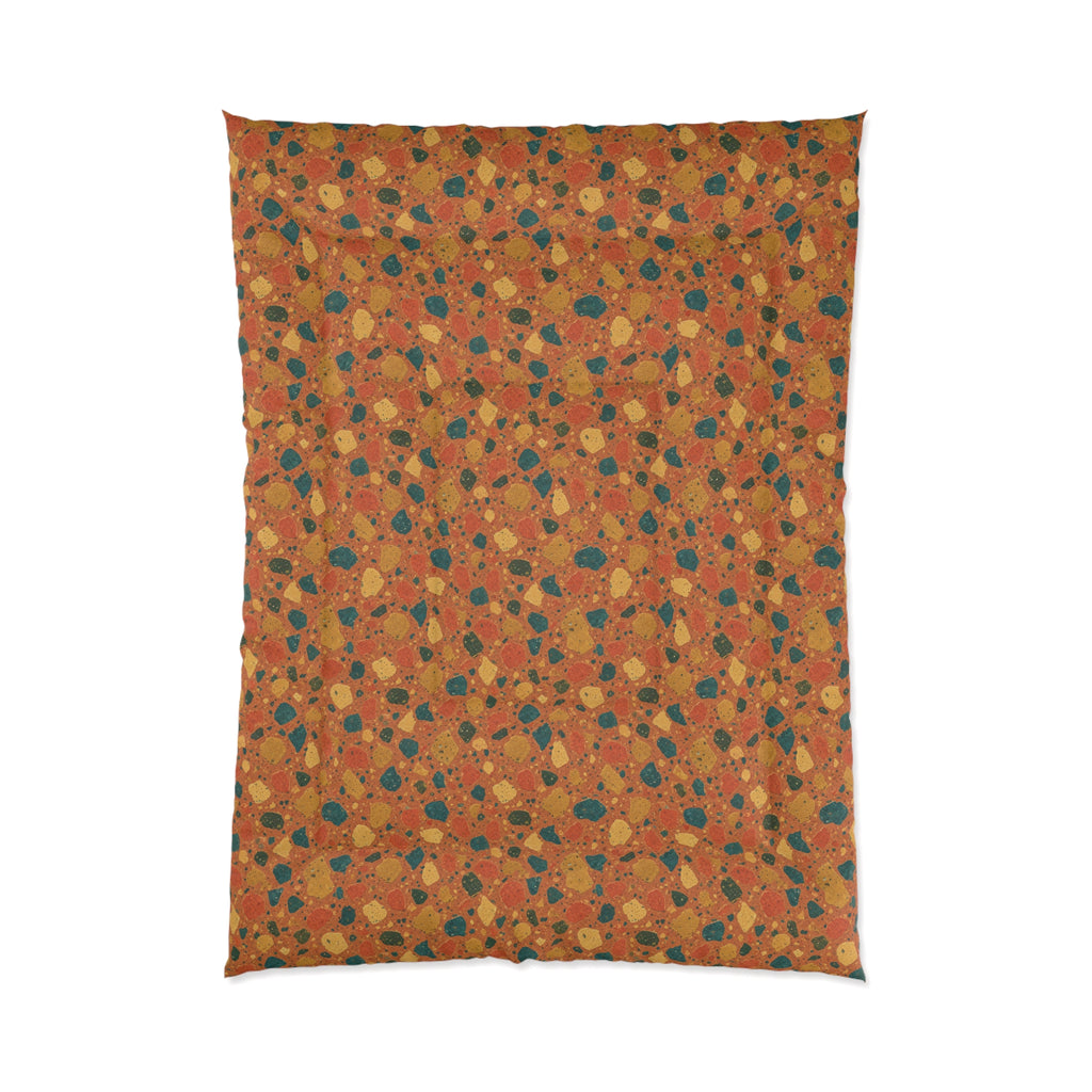 Macro Chip Mix Comforter – Terrazzo Pattern