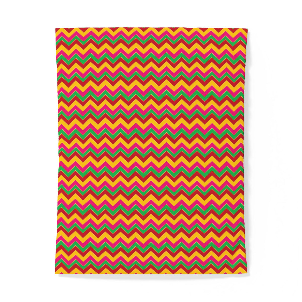 Jewel Chevron Bands Cotton Duvet Cover – Chevron Geometric Pattern