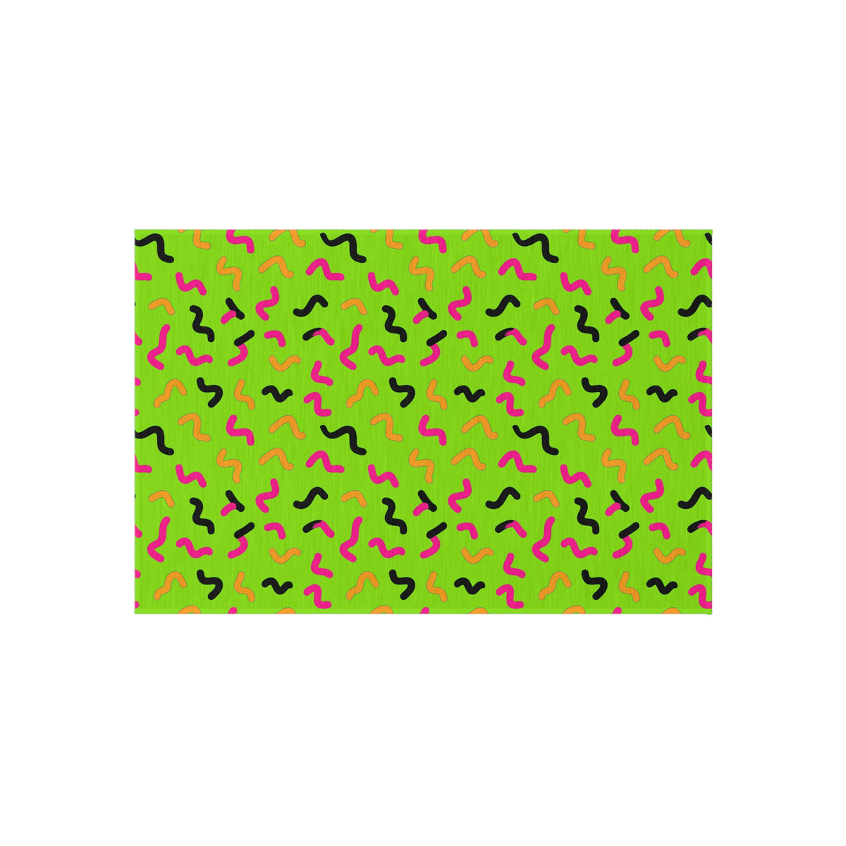 Squiggle Strokes Outdoor Rug – Tropical Punch