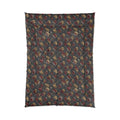 Garnet Gold Foil Comforter – Holographic-Look Metal Pattern