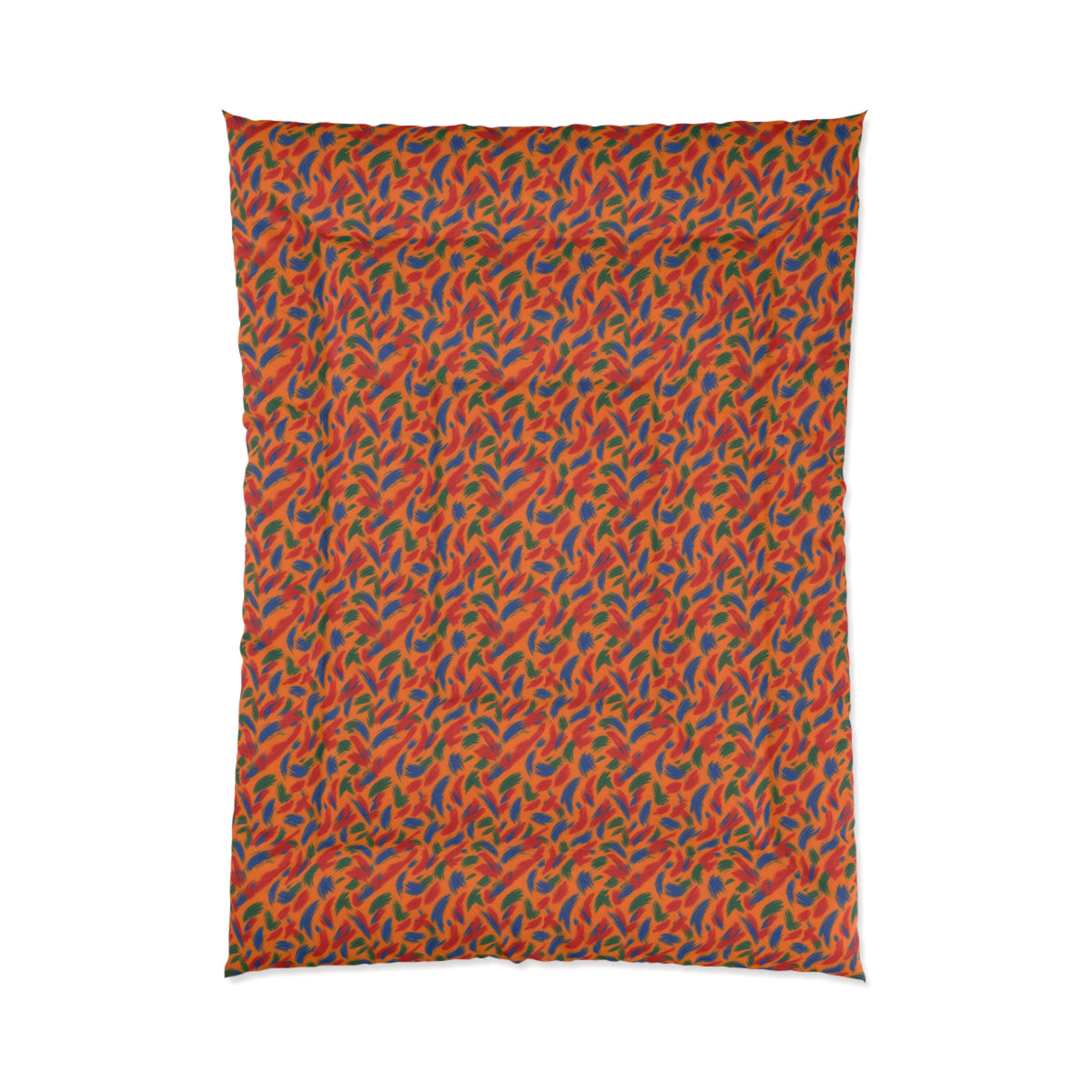Layered Gesture Scribbles Comforter – Gestural Abstract Pattern
