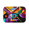 Geometric Night Rhythm Bath Mat – Geometric Abstract Art