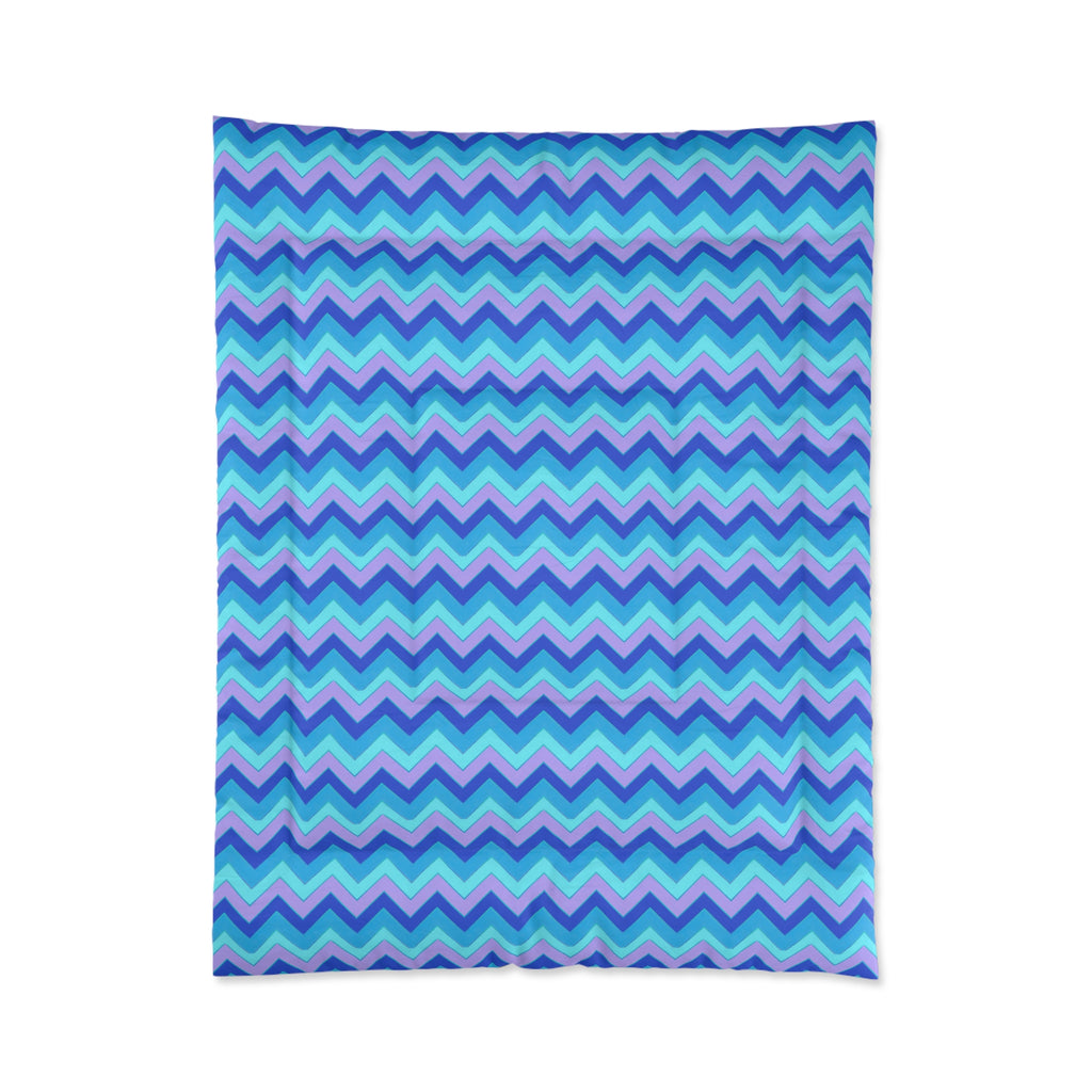 Jewel Chevron Bands Comforter – Ice Jewel