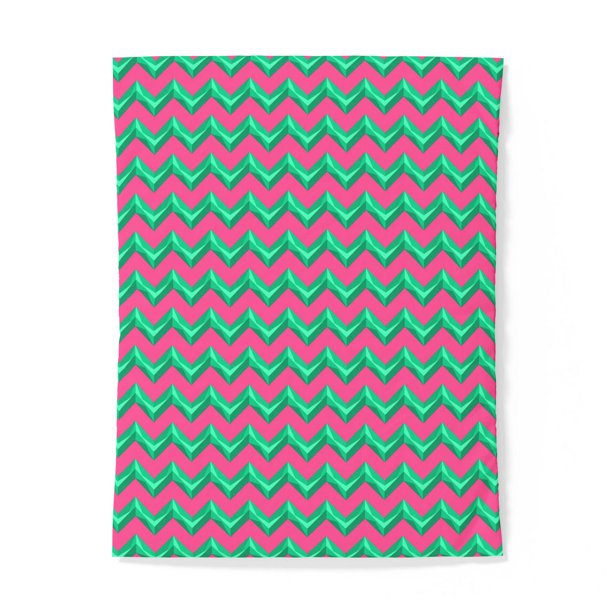Broad Cut-Gem Chevrons Cotton Duvet Cover – Candy Christmas