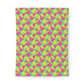 Faceted Gold Panels Cotton Duvet Cover – Candy Christmas