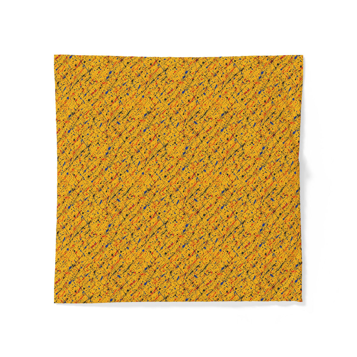Flick Lines Cotton Duvet Cover – Action-Painting Abstract Pattern