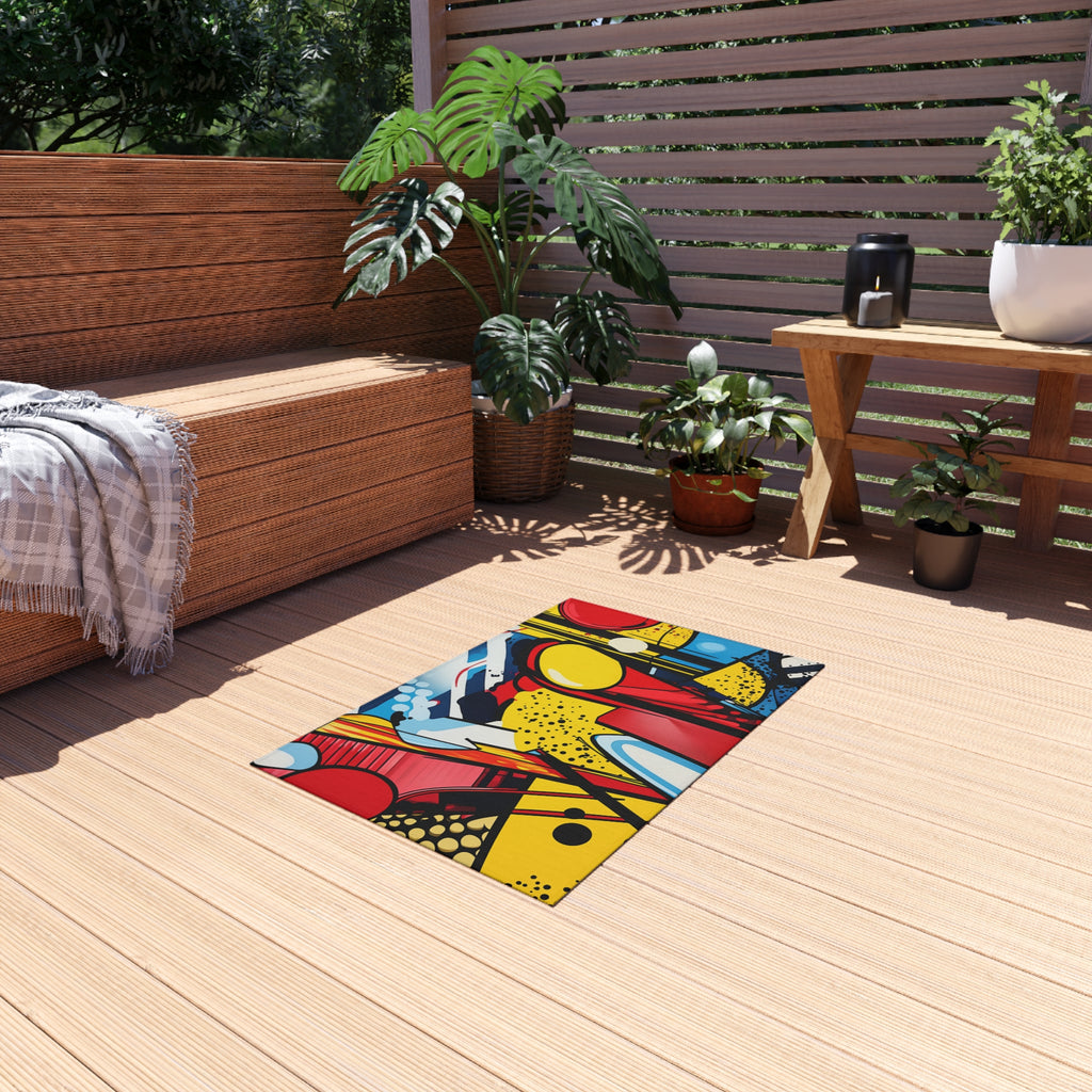 Pop Art Blast Outdoor Rug – Pop Art Abstract