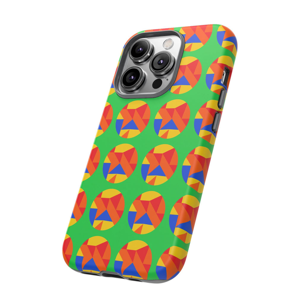 Broken Circle Planes Tough Phone Case – Cubist Abstract Pattern