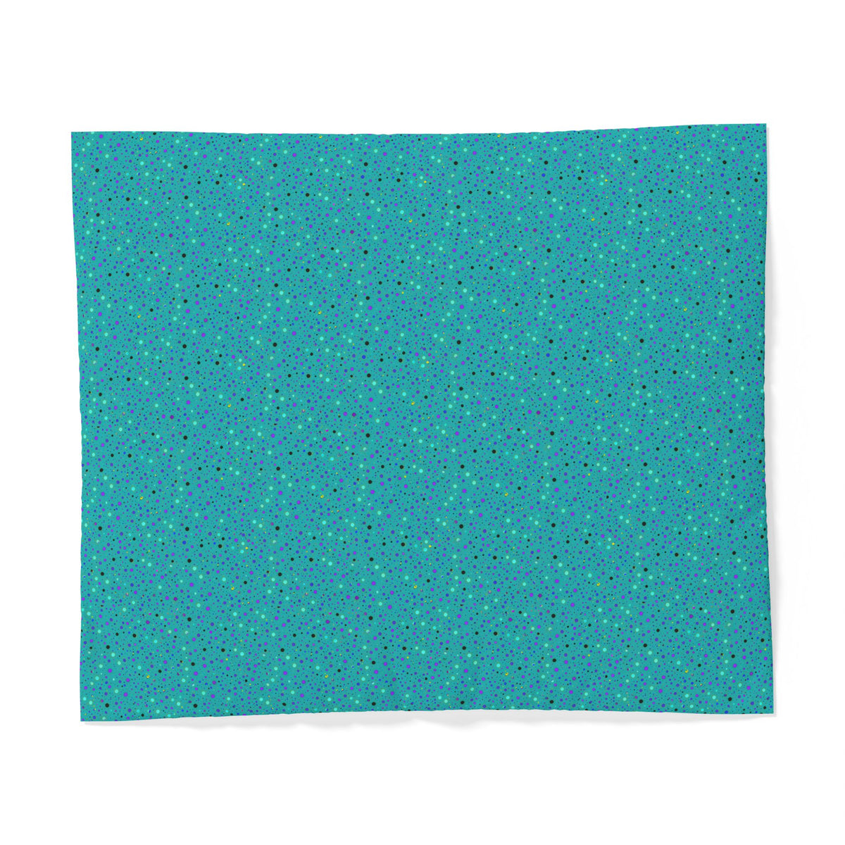 Confetti Spatter Cotton Duvet Cover – Peacock Jewel