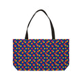 Fold Square Bleed Weekender Tote Bag – Tie-Dye Pattern