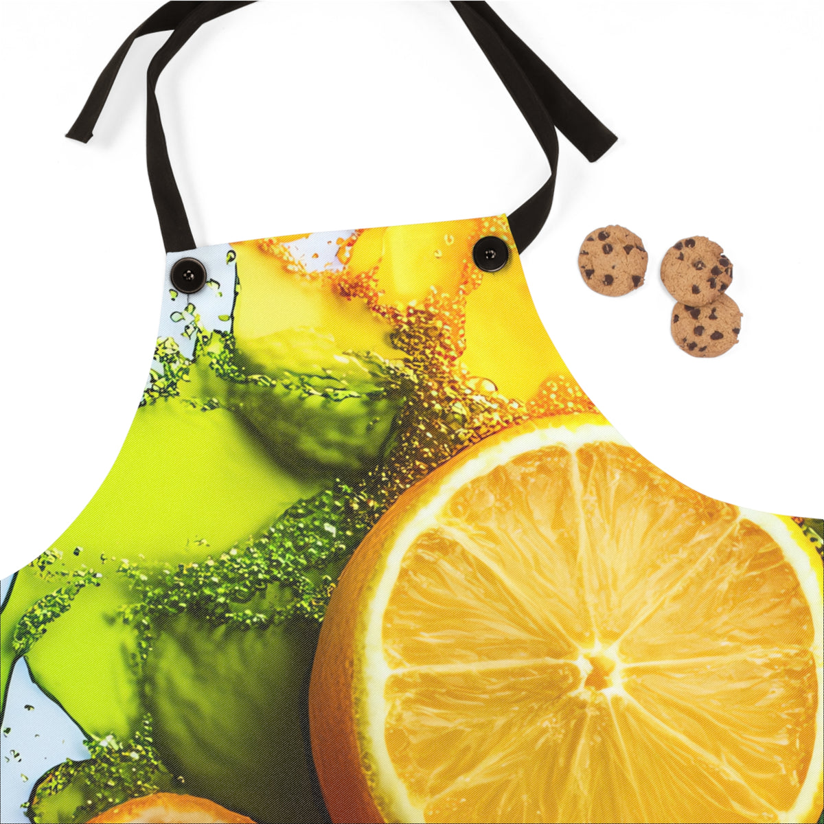 Citrus Splash Apron – Fruit Splash Art