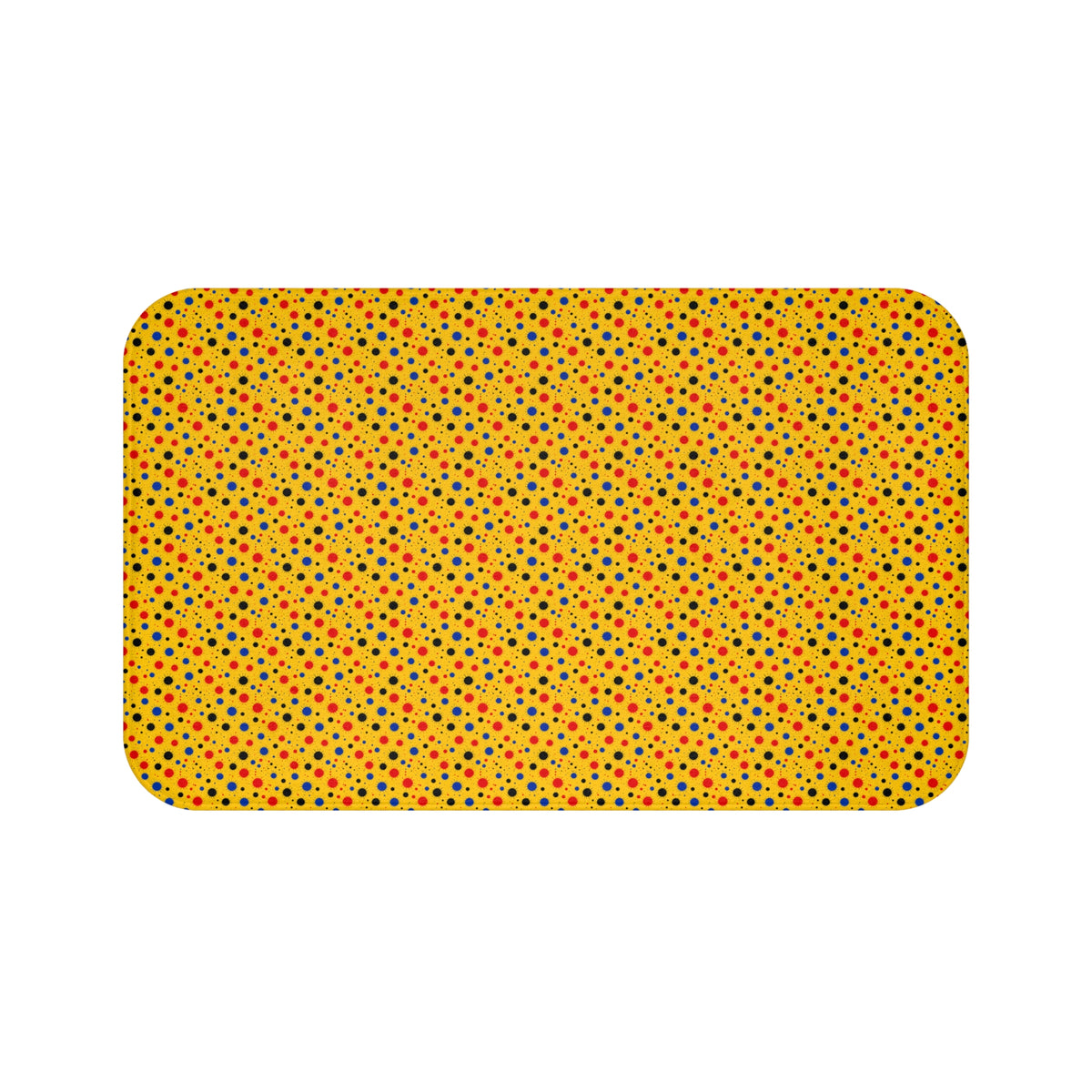 Blot Burst Bath Mat – Ink Splash Pattern