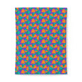 Faceted Gold Panels Cotton Duvet Cover – Peacock Jewel