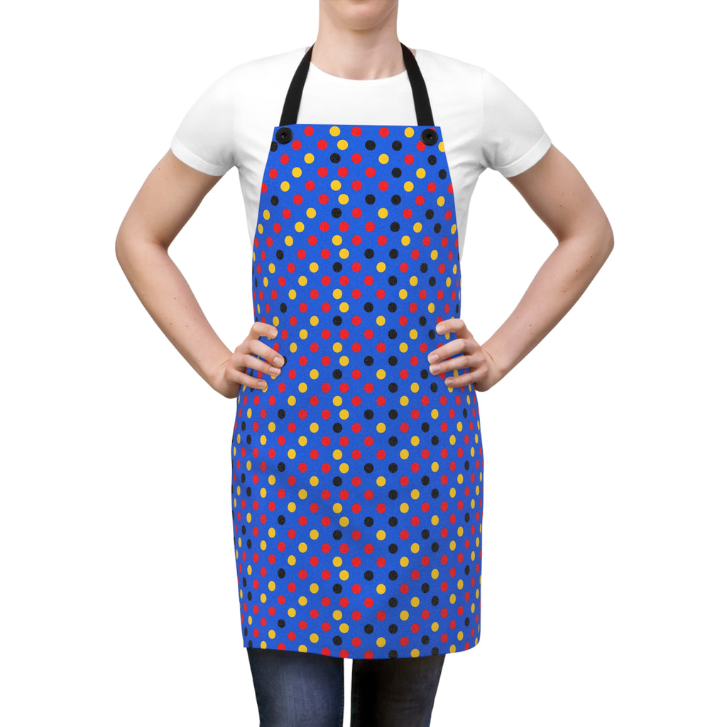 Dot Scatter Blue Apron – Pop Abstract Pattern